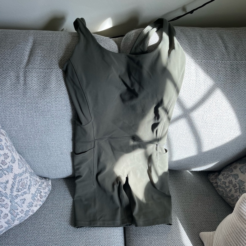 Olive Green Athleta one piece
